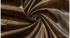 Атлас-стрейч "Мелкая золотая полоска"