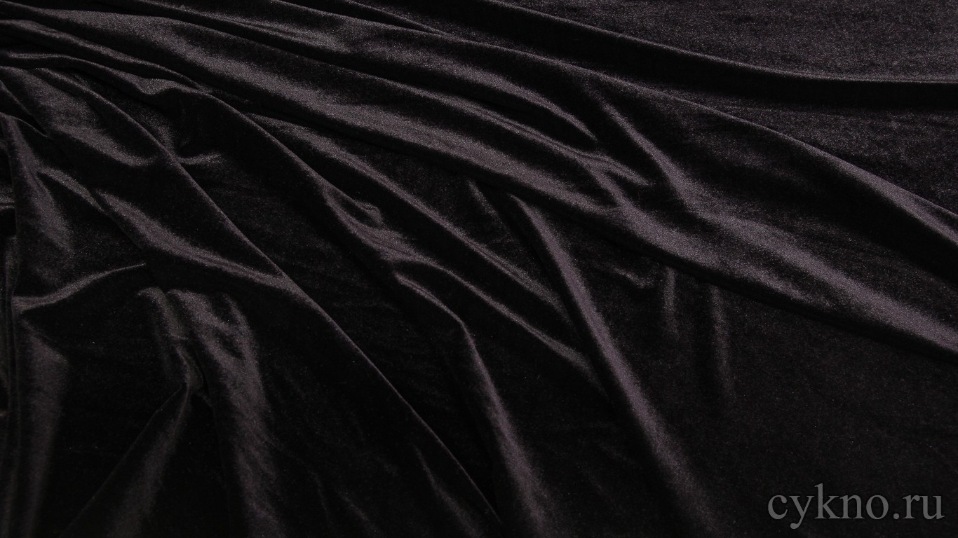 Бархат серебристо-черный