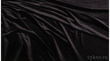 Бархат серебристо-черный