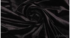 Бархат серебристо-черный