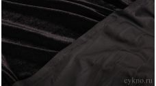 Бархат серебристо-черный