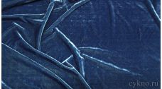 Бархат сине-голубой