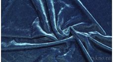 Бархат сине-голубой