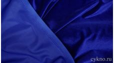 Бархат однотонный фиолетово-синий