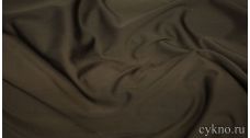 Бархат однотонный темный коричневый