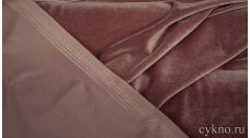 Бархат однотонный темная пудра