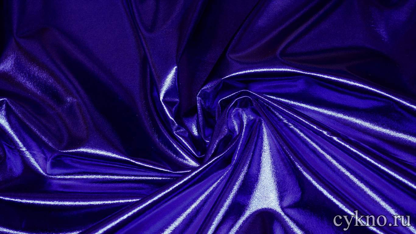 Парча-стрейч фиолетого-синяя