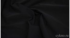 Парча-стрейч матовая черная