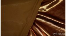 Парча-стрейч темная бронза