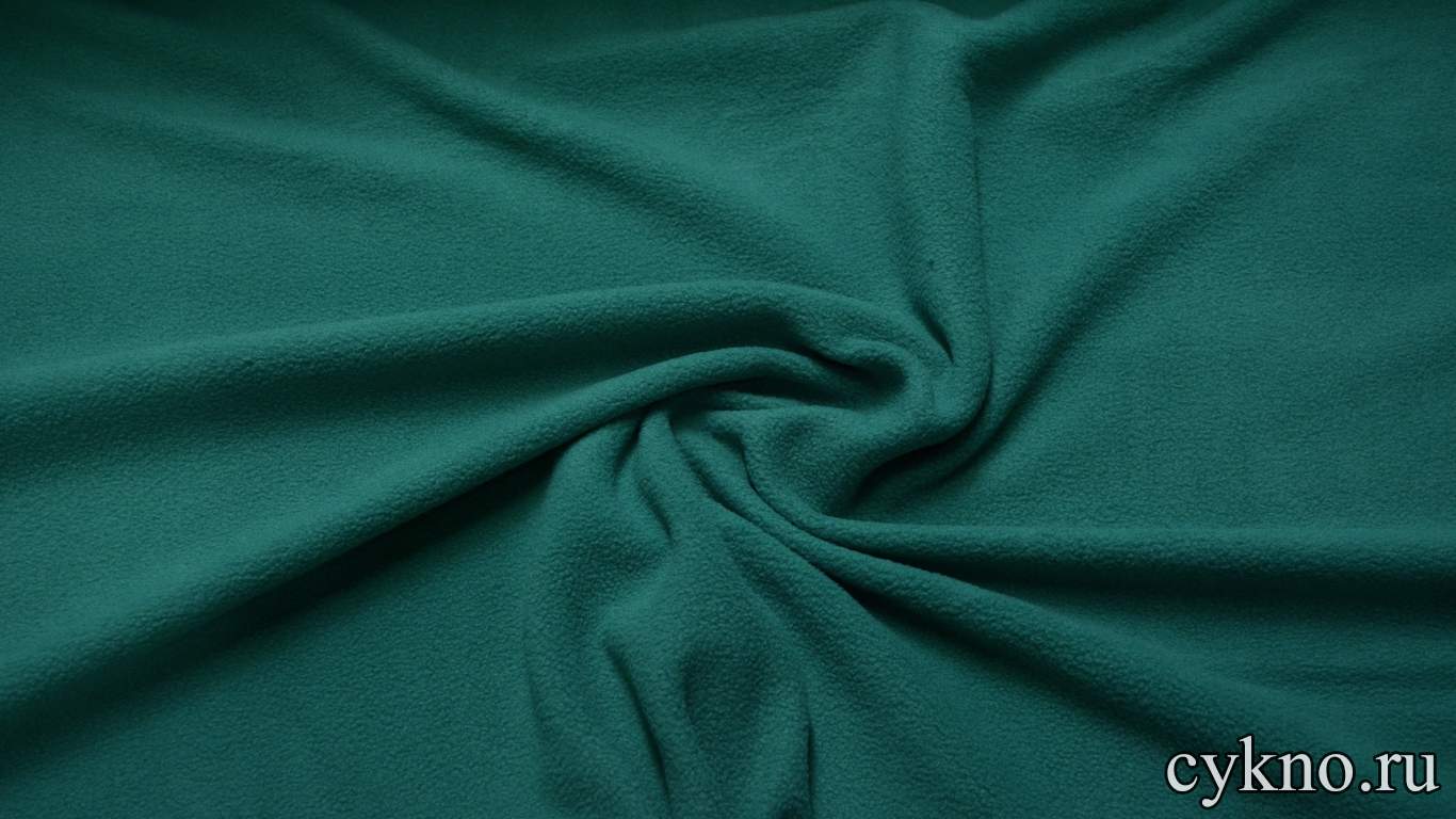 Флис темный бирюзовый