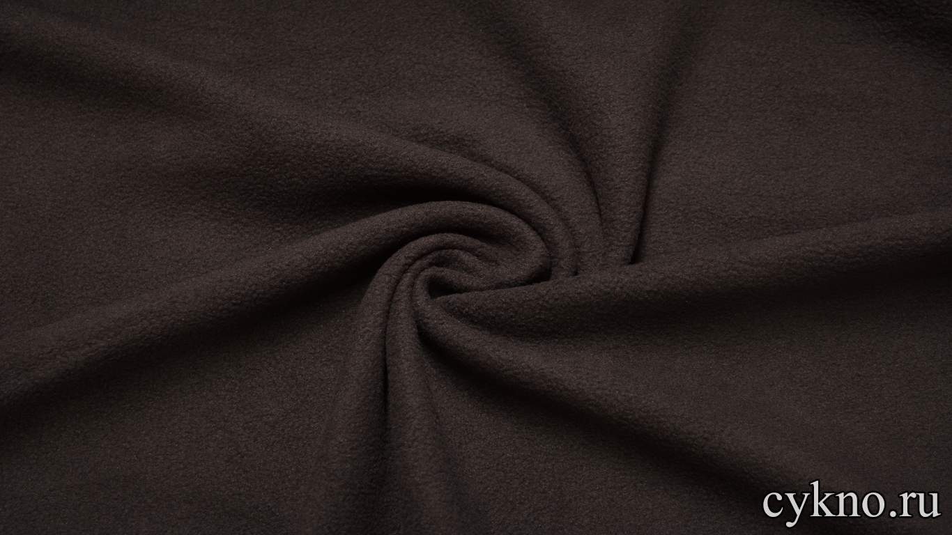 Флис коричневый