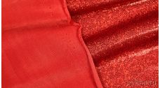 Ткань Голограмма Красная
