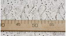 Ткань Гипюр "Белый узор"