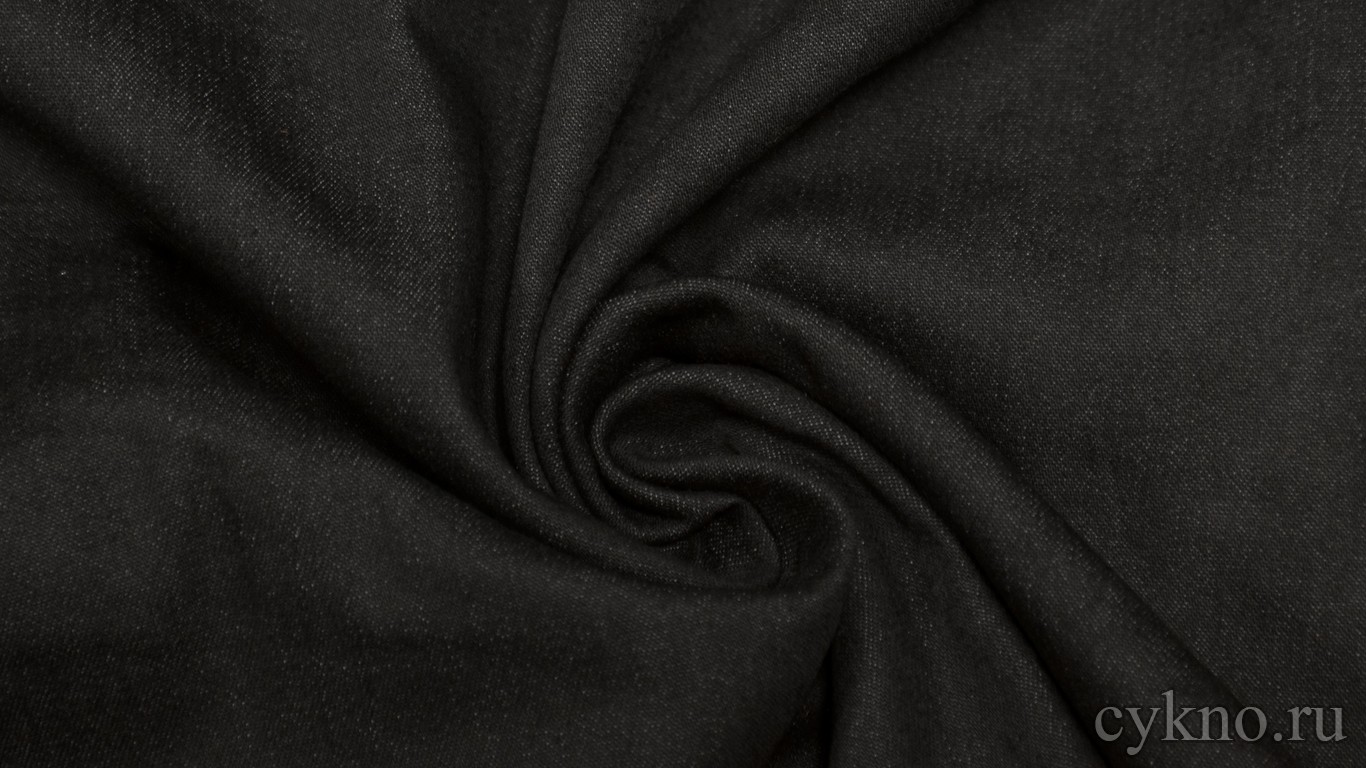 Ткань Джинс графитно-черный
