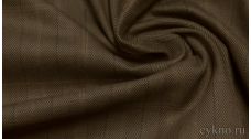 Ткань Джинс коричневый с полоской