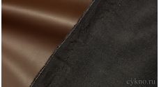 Кожзам Цвета Темного Шоколада на х/б основе