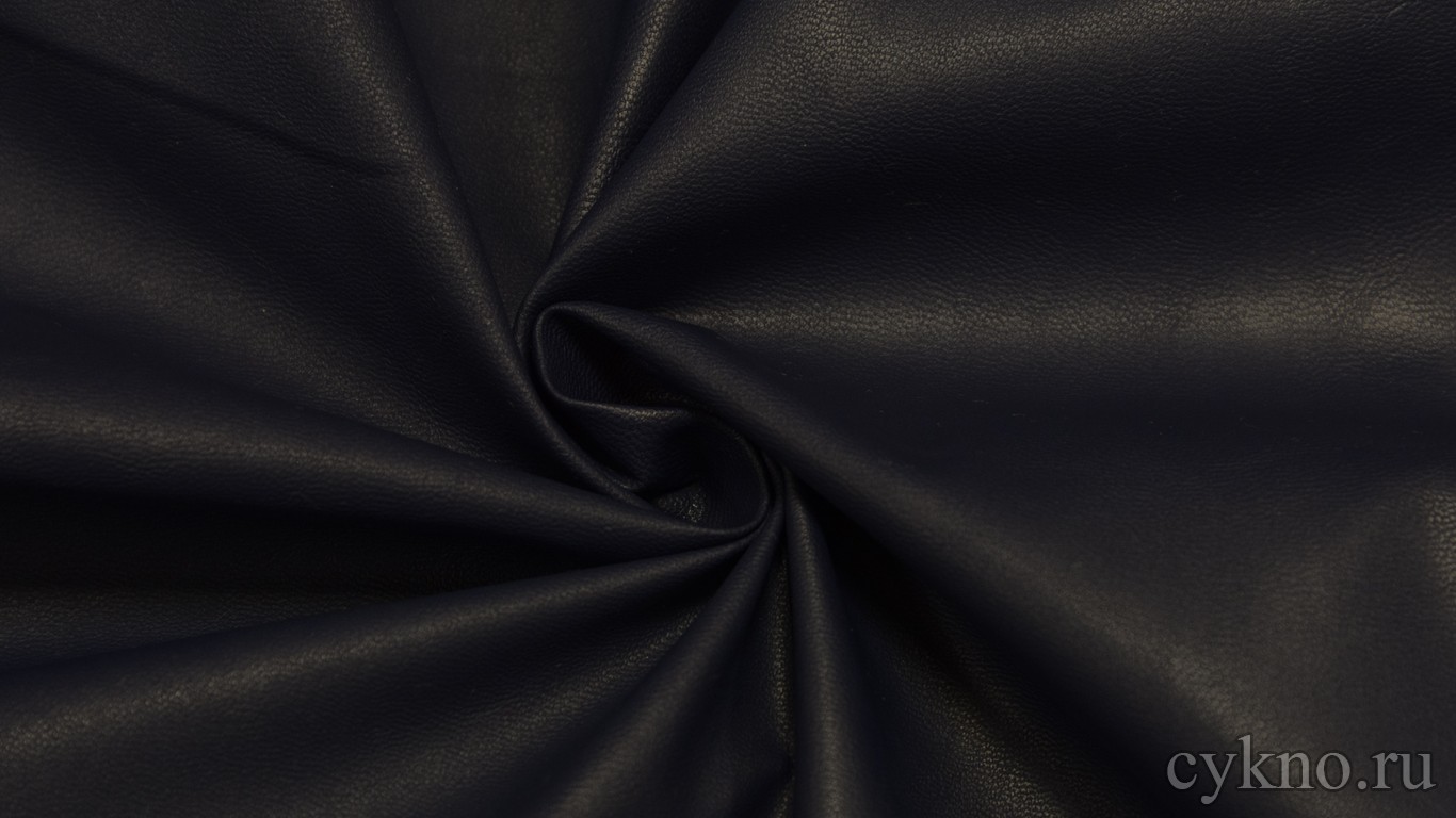 Кожзам Полуночно-синий на х/б основе