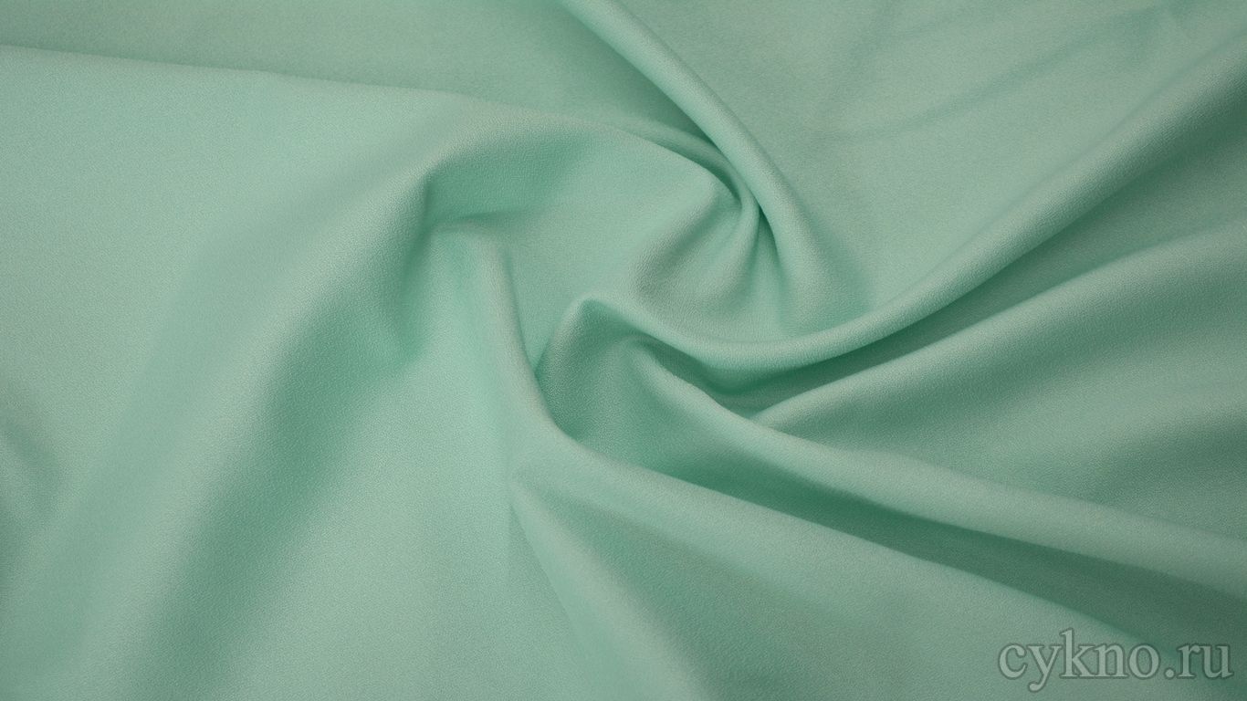 Креп костюмный мятный