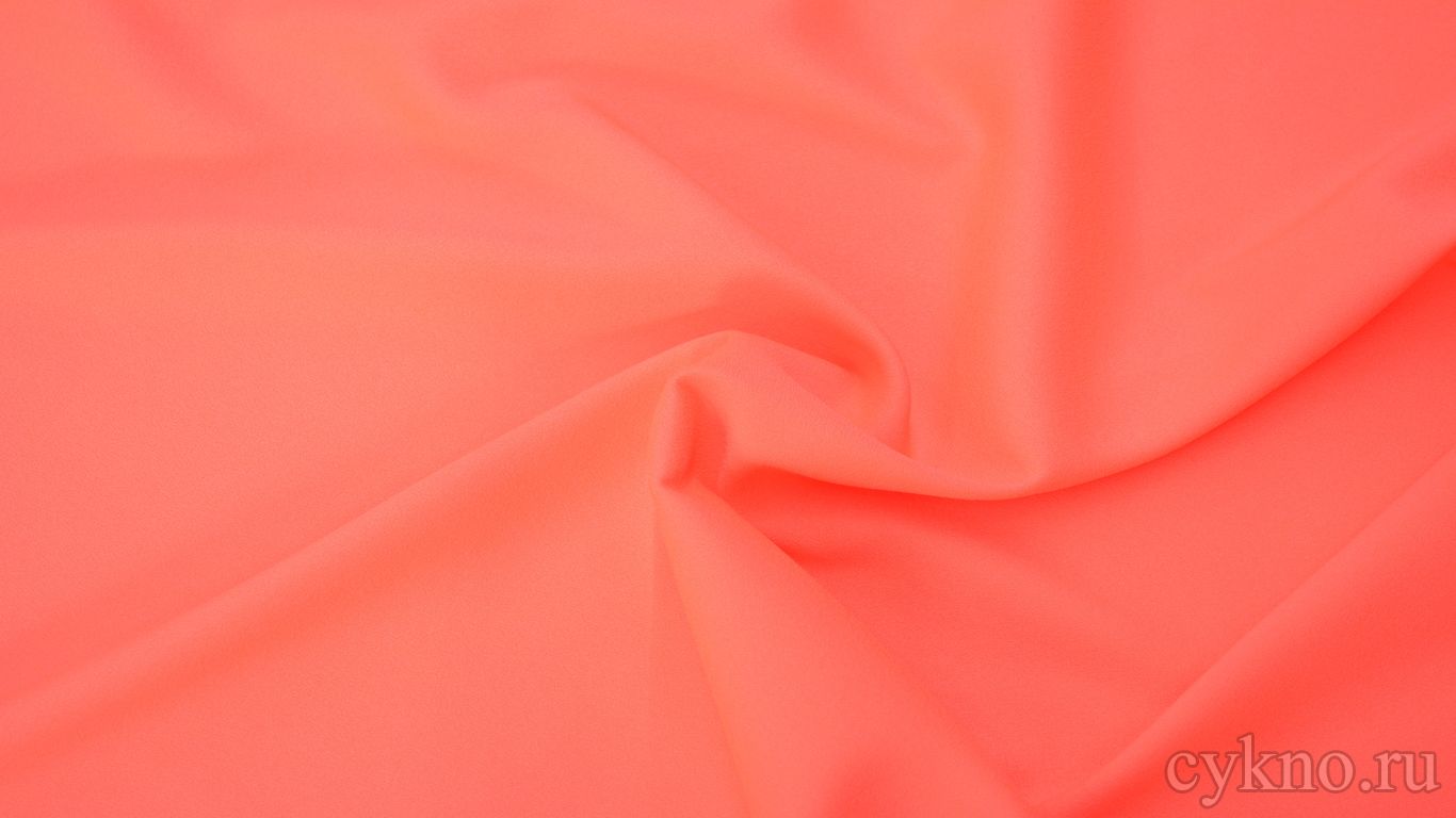 Креп костюмный глубокого розового цвета