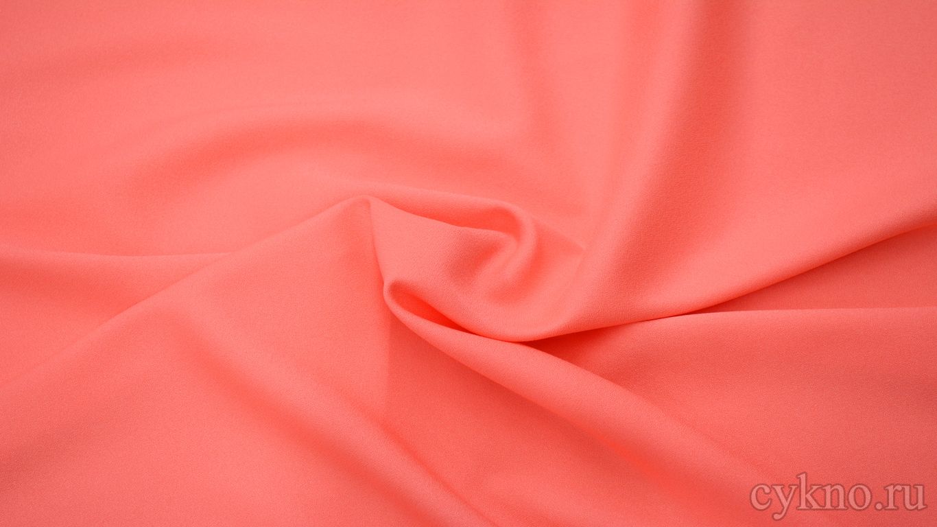 Креп костюмный броский розовый