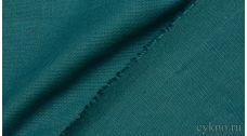 Ткань Лен темно-бирюзовый