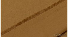 Ткань Лен "Жёлто-коричневый светлый"