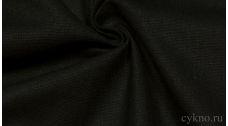 Ткань Лен черный