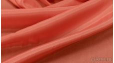 Ткань Плательная темно-коралловая