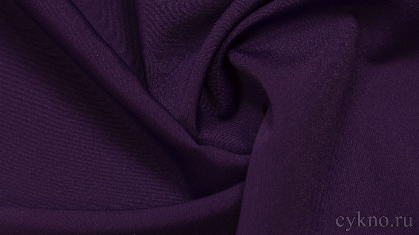 Ткань Плательная насыщенно-пурпурная