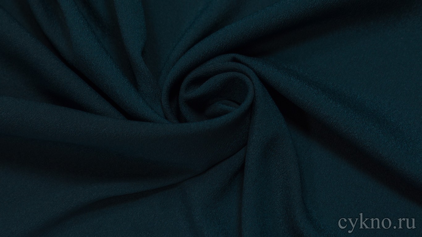 Ткань Плательная темная сине-зеленая