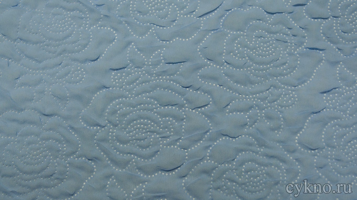 Ткань Плательная "Сизая роза"