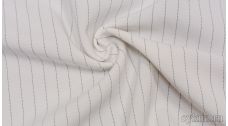 Ткань Рубашечная в полоску "Классическая белая"