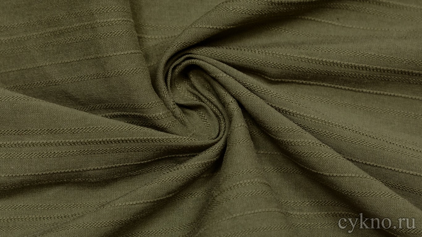 Вискоза Рубашечная болотного цвета