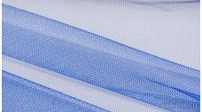 Ткань Фатин Жесткий синего цвета