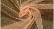 Ткань Фатин Средней Жесткости нежный лососевый цвет