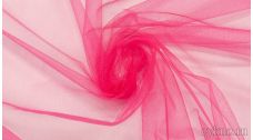 Ткань Фатин Средней Жесткости ярко-розового цвета