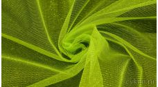 Ткань Фатин Средней Жесткости цвета лайм