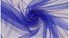 Ткань Фатин Средней Жесткости синего цвета