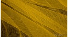 Ткань Сетка Мягкая "Темная желтая"