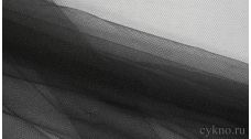 Ткань Сетка Мягкая Темно-серая