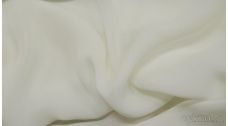 Шифон сливочный белый