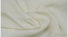 Шифон сливочный белый