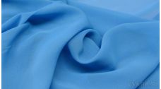 Шифон насыщенный голубой