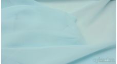 Шифон бледно-голубой