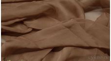 Шифон светло-коричневый