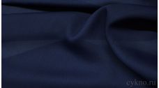 Шифон чернильный синий