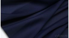 Шифон чернильный синий
