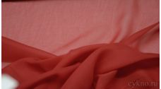 Шифон кирпично-красного цвета