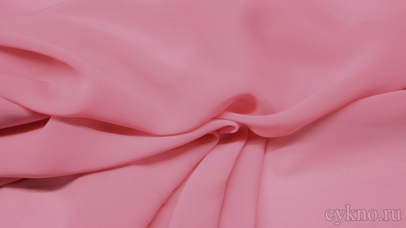 Шифон ярко-розовый