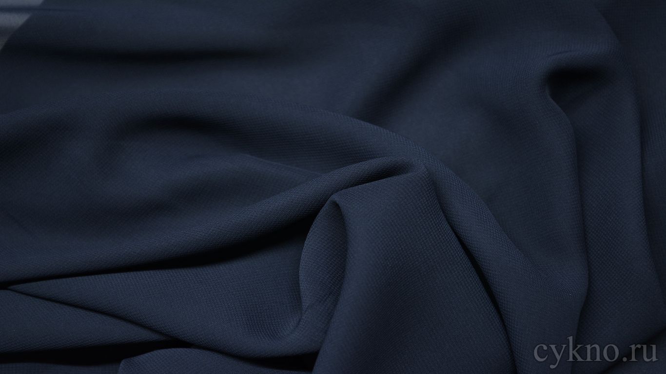 Шифон синий с фиолетовым оттенком